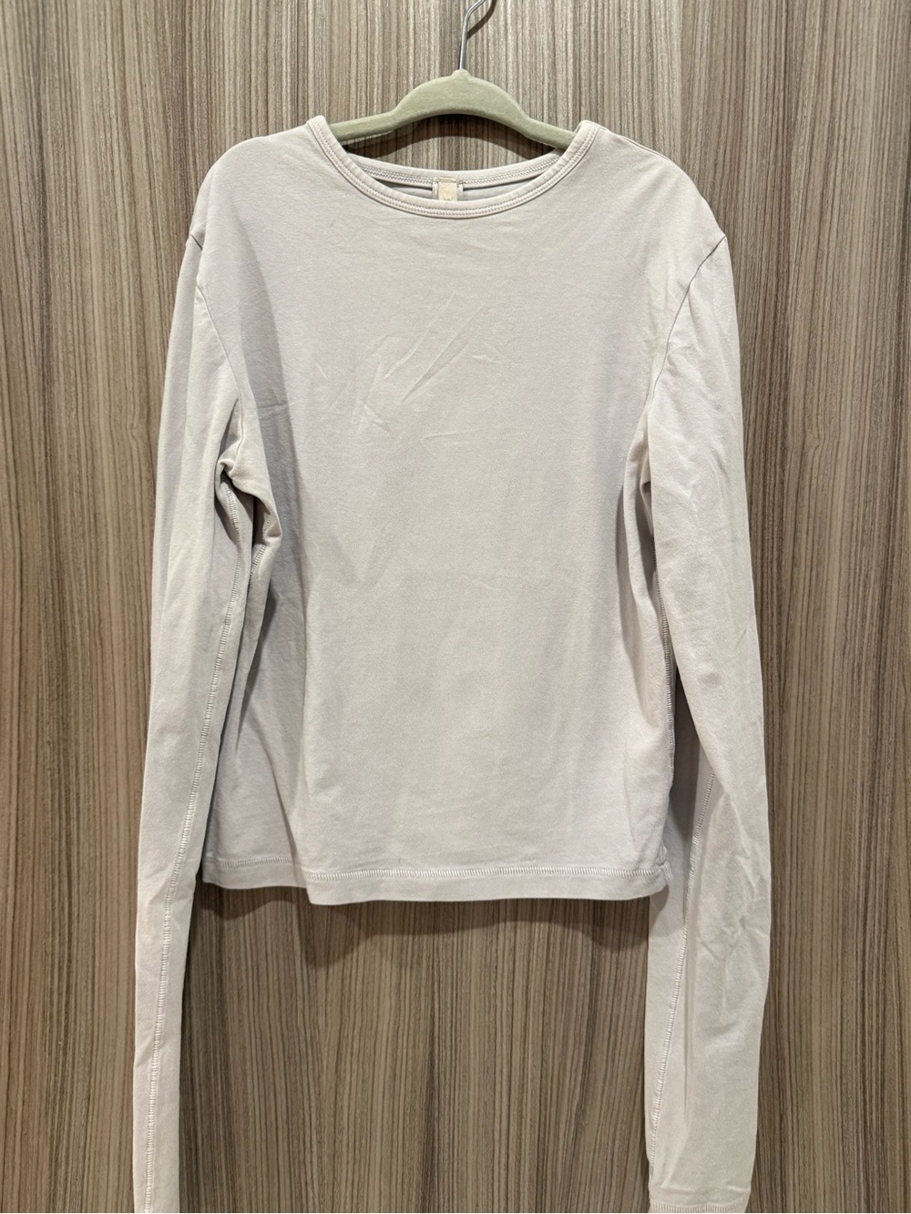 SKIMS Soft Lounge Crewneck Long Sleeve Top - Bone - XS